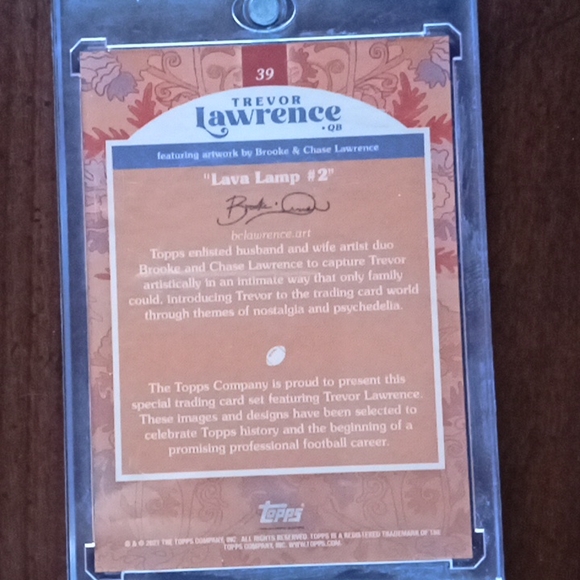 Trevor Lawrence rare RC art card - Picture 2 of 2